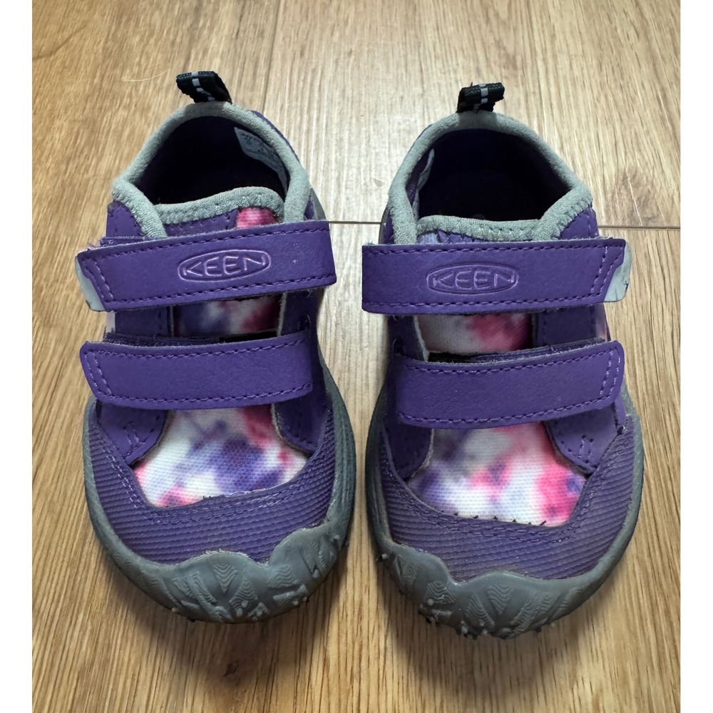 KEEN Speed Hound Toddler 4 Purple Tie Dye Hook Loop Sneakers 1026461